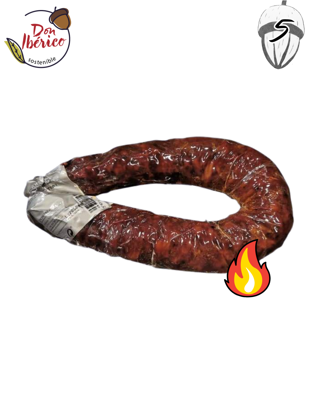 Longaniza Ibérica Chorizo de Bellota (200-250 gramos)
