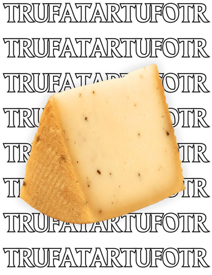 Queso de oveja curado al Tartufo (con TRUFA) -Cuña 250gramos